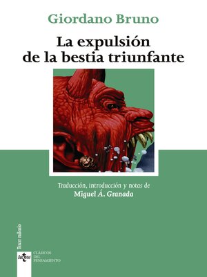 cover image of Expulsión de la bestia triunfante